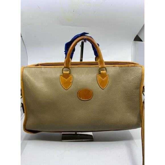 Dooney And Bourke Vintage Large Customized Blue Brown Leather Cross Body… - Picture 6 of 12